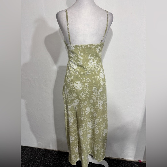 Hello Molly TOTALLY WILD MIDI DRESS OLIVE green size 4 - Picture 5 of 10